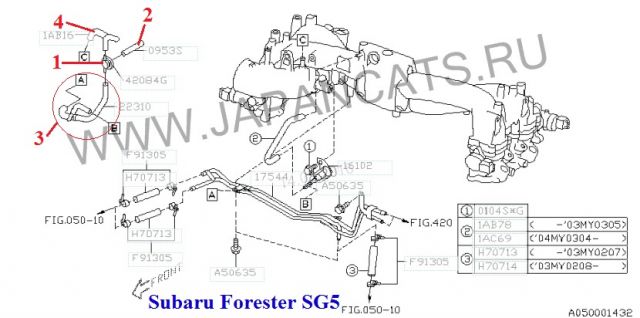 Редукционный клапан EJ205 Forester SG